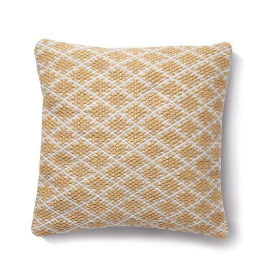 Hug Rug Woven Trellis Cushion Gold 45X45 Rug