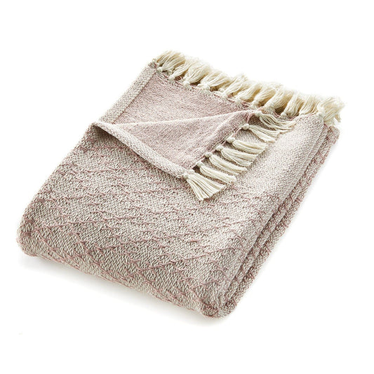 Hug Rug Woven Trellis Throw Rose 130X180 Rug