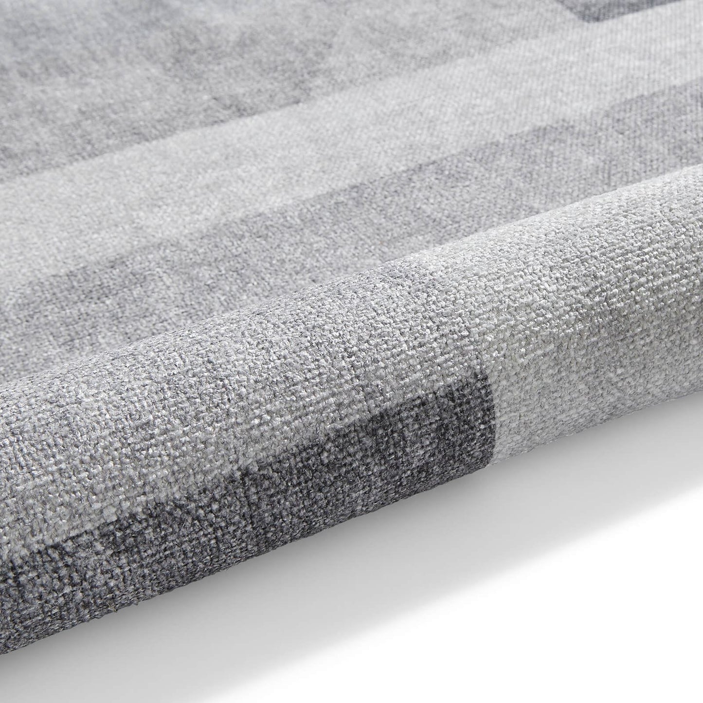 Whisper H1068 Green/Grey Modern Washable Rug