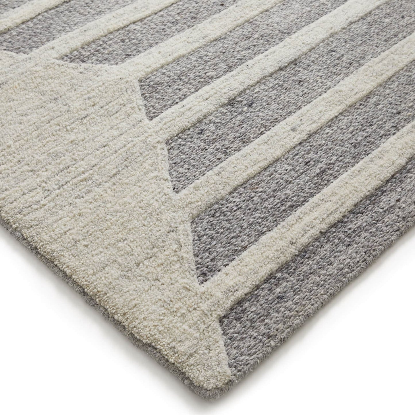 Stellar Ladder Textured Natural Rug