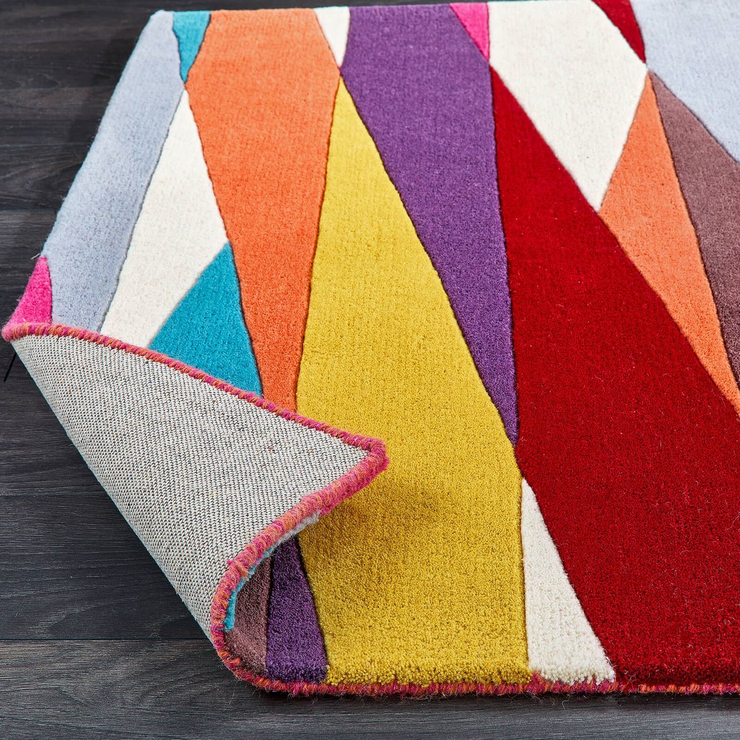 Shard Brights Multi Modern Rugs