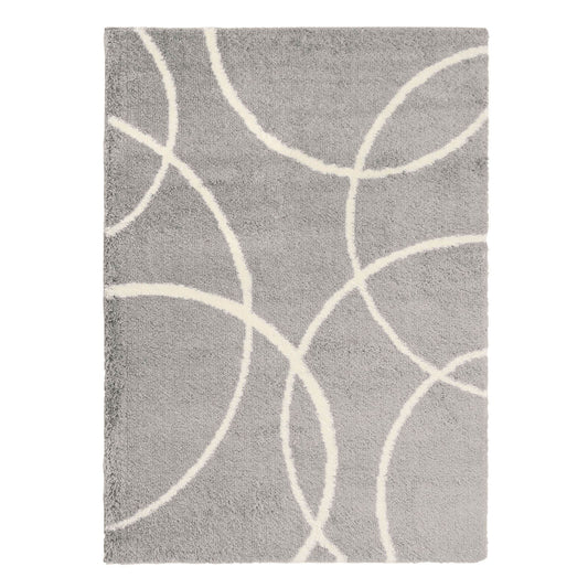 Snug Grey Bubbles Rug