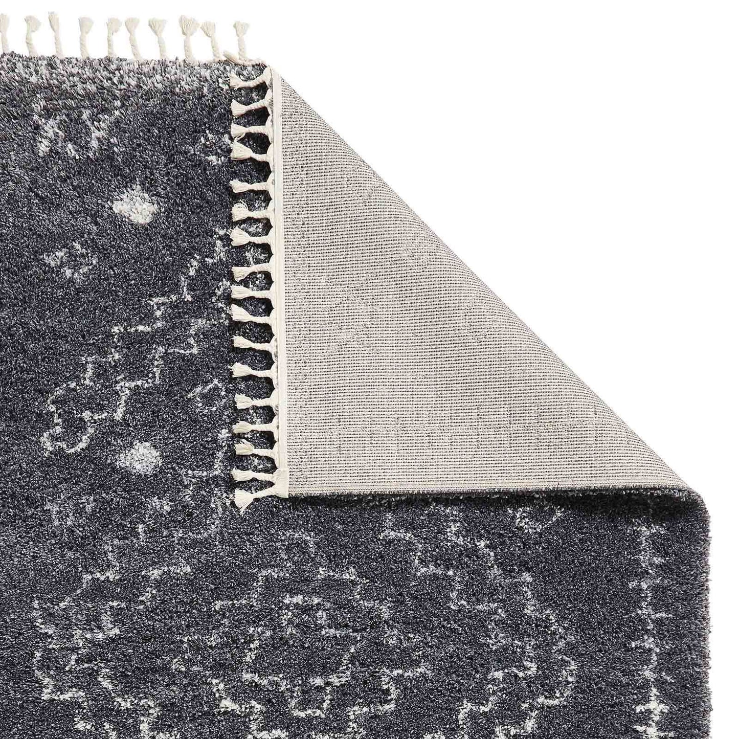 Aspen 1537 Grey/Ivory Shaggy Rug