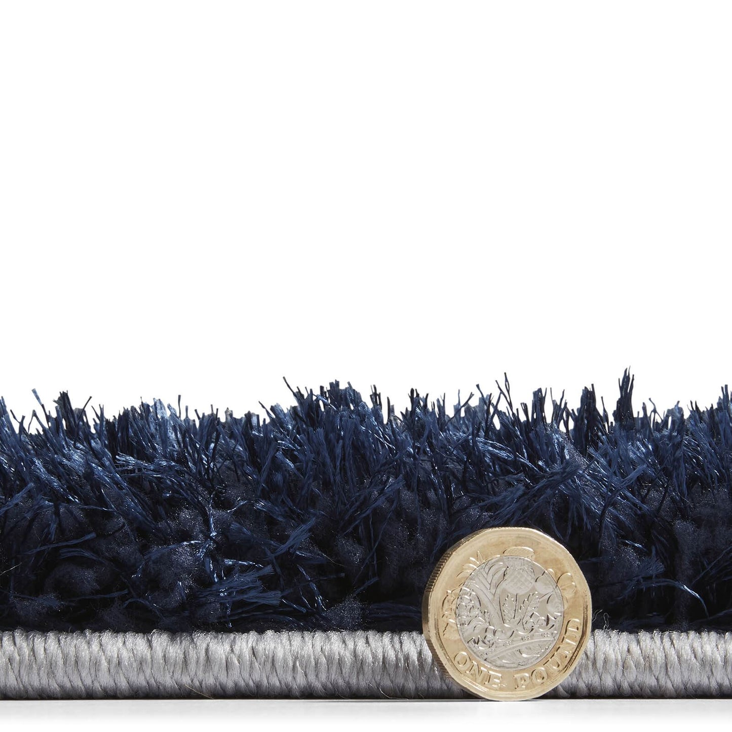 Olympia 2239 Grey/Navy Shaggy Rug