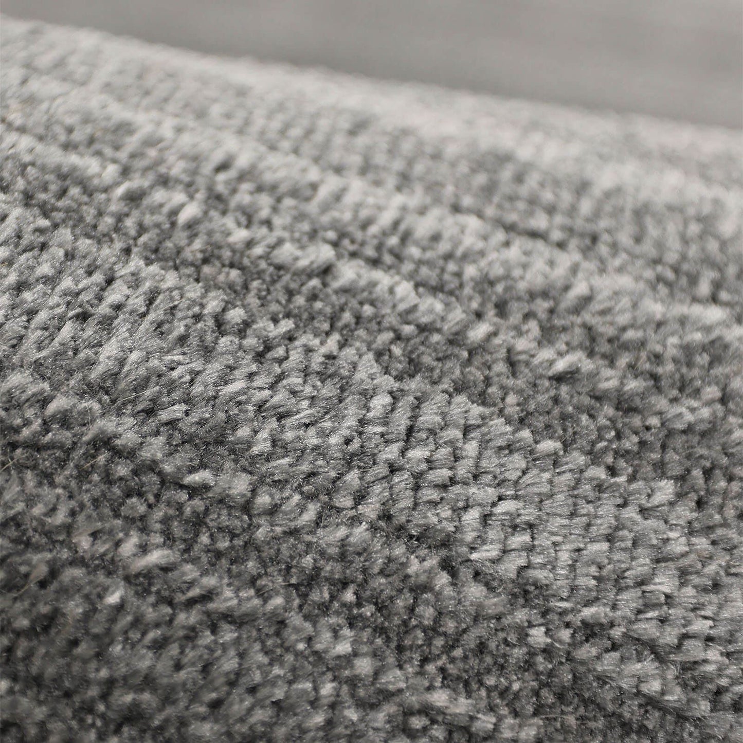 Arlo Textured Grey Semi Plain Rug