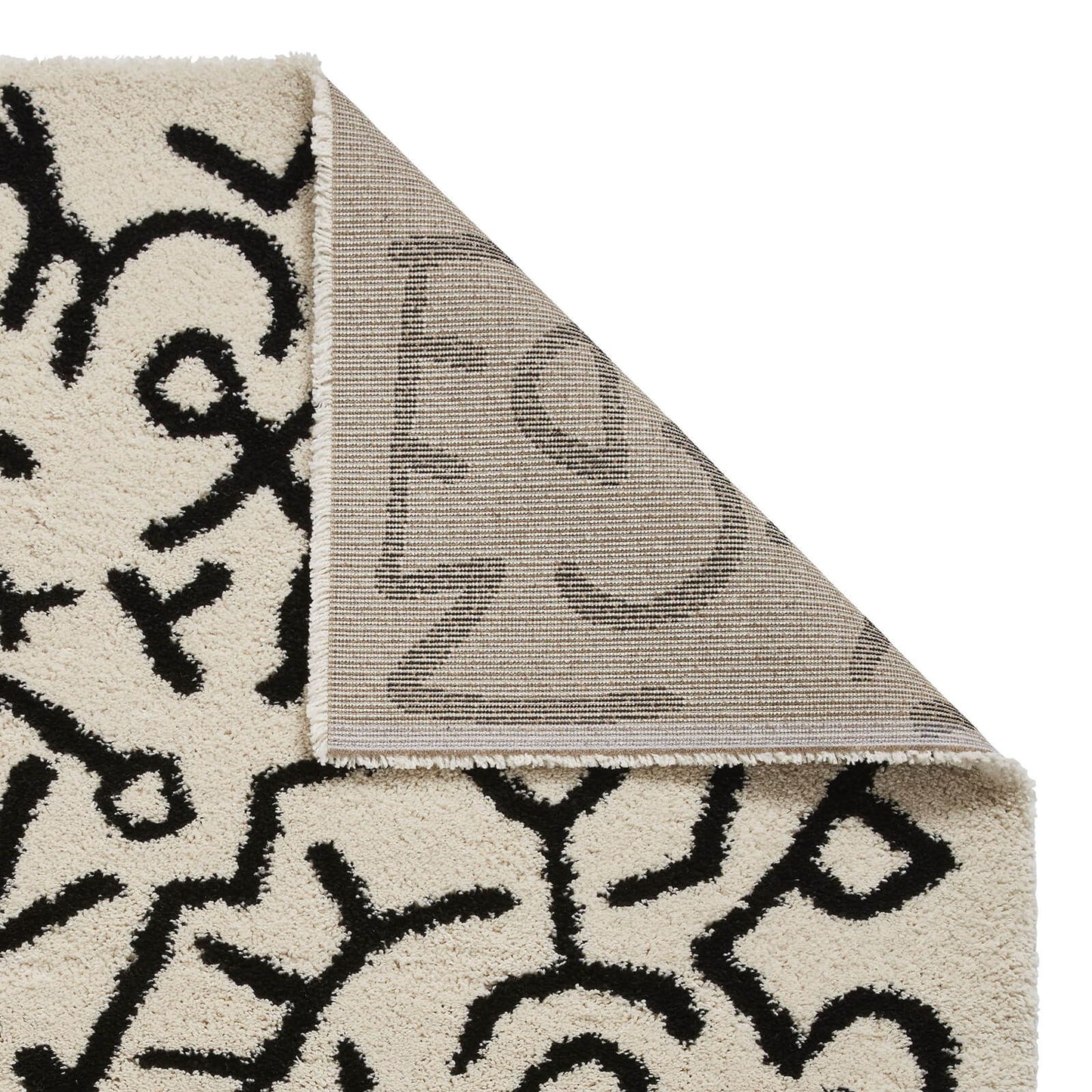 Royal Nomadic A637 White/Black Modern Rug