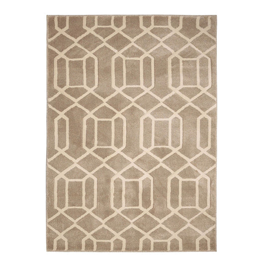Newport Natural Lattice Rug