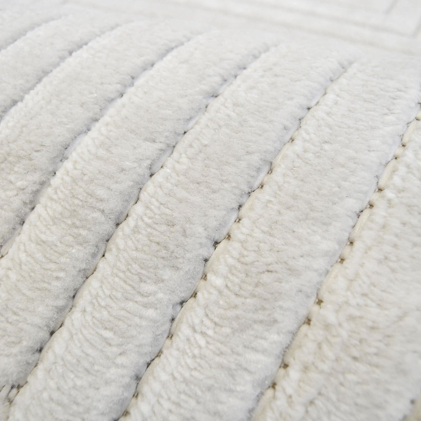 Malmo Maze White Contemporary Rug