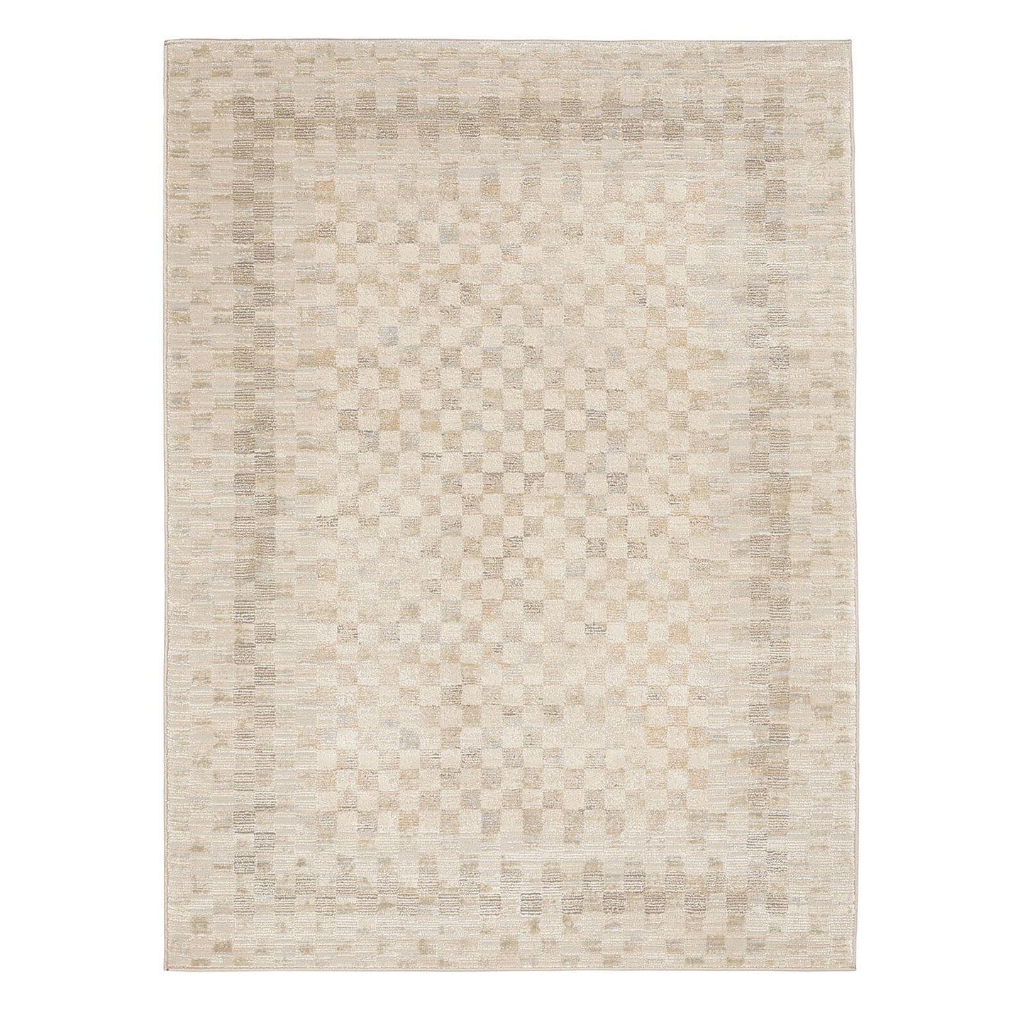 Noah Chequer Natural Rug