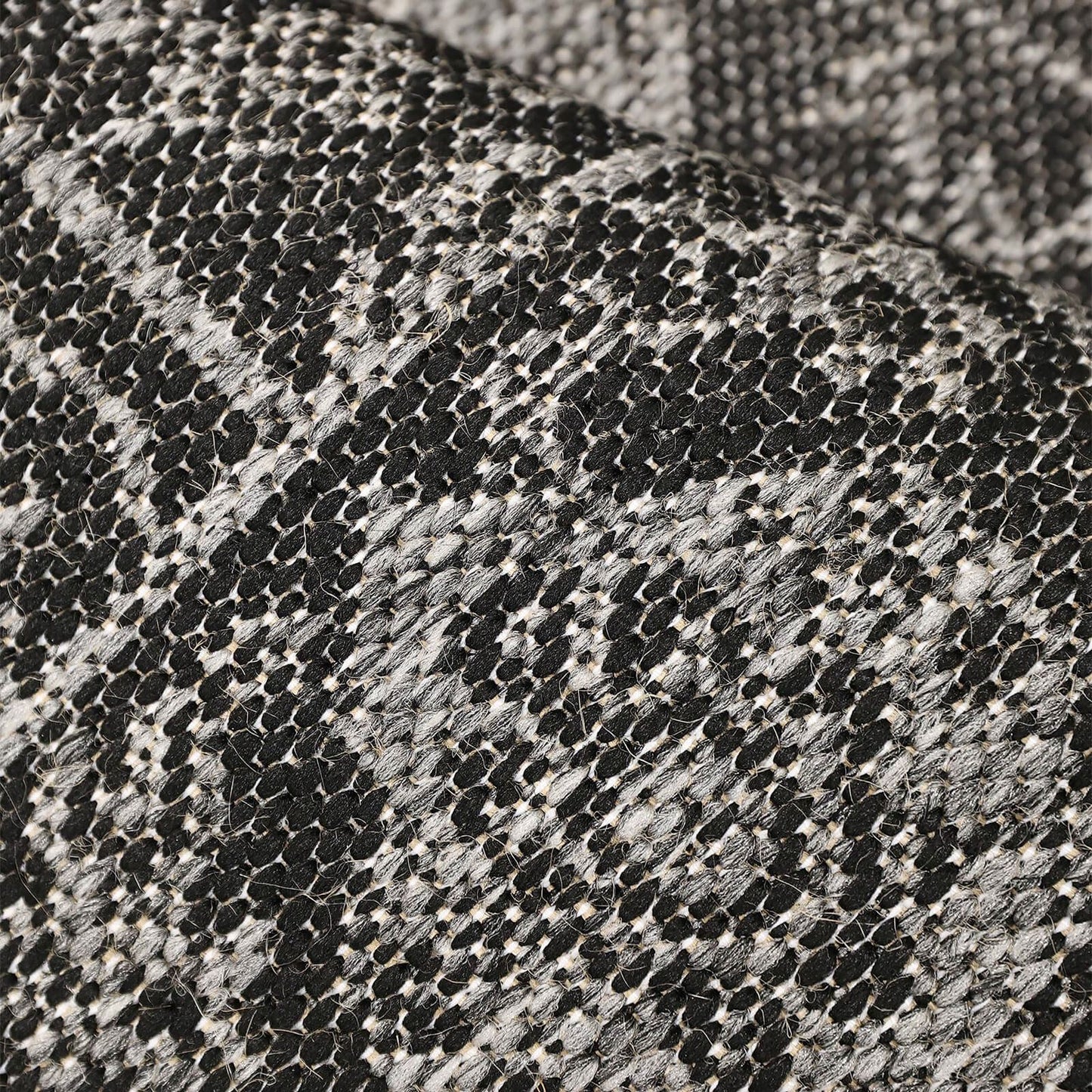 Flatweave Gel Medallion Black Rug