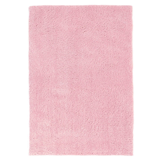 Snug Pink Plain Rug