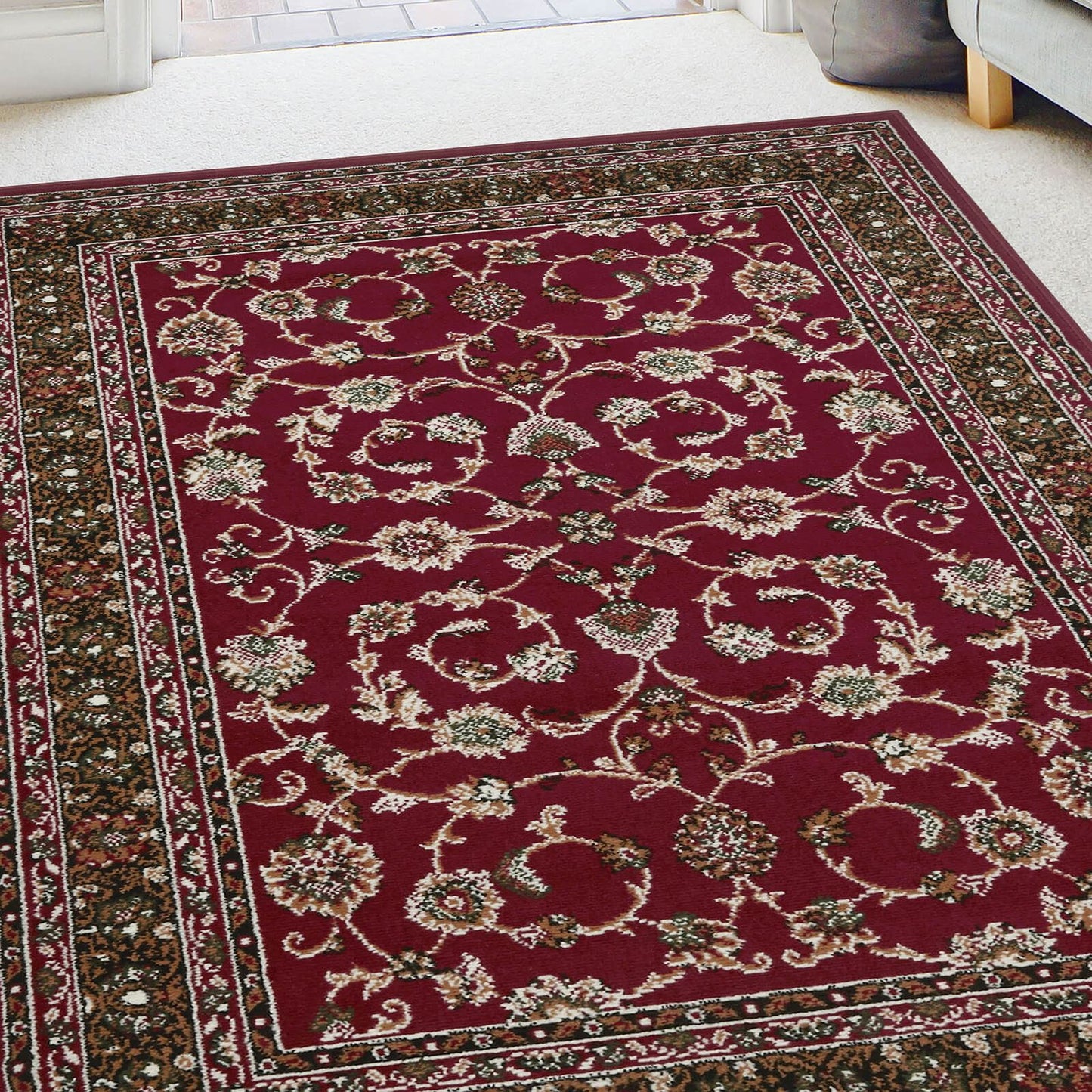 Maestro Agrah Red Traditional Rug