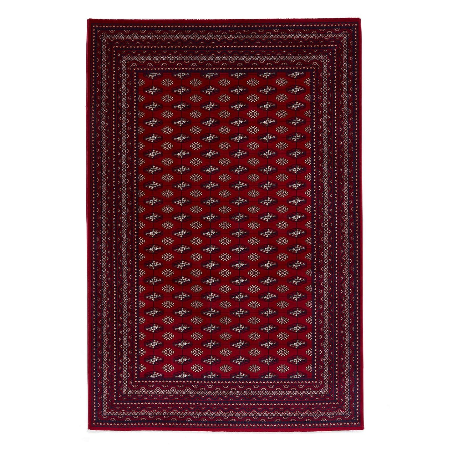 Dubai 62096 Red Traditional Rug