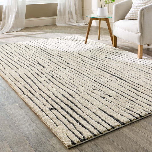 Origins Woodweave Ivory/Charcoal 67X200