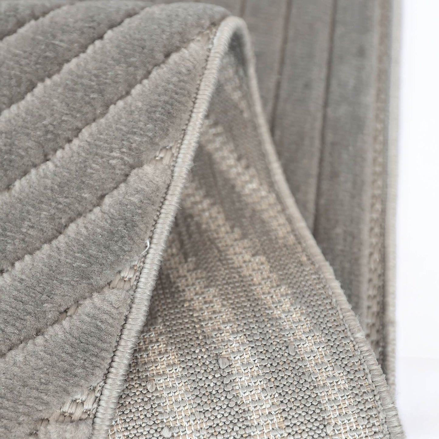 Malmo Knot Grey Contemporary Rug