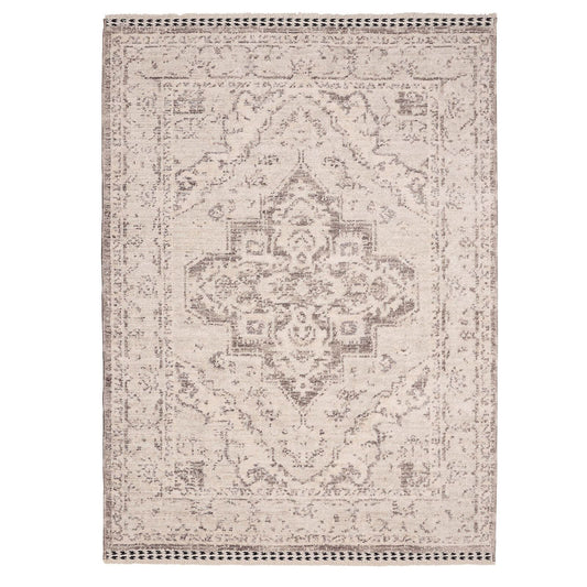 Mateo Traditional Grey Vintage Rug