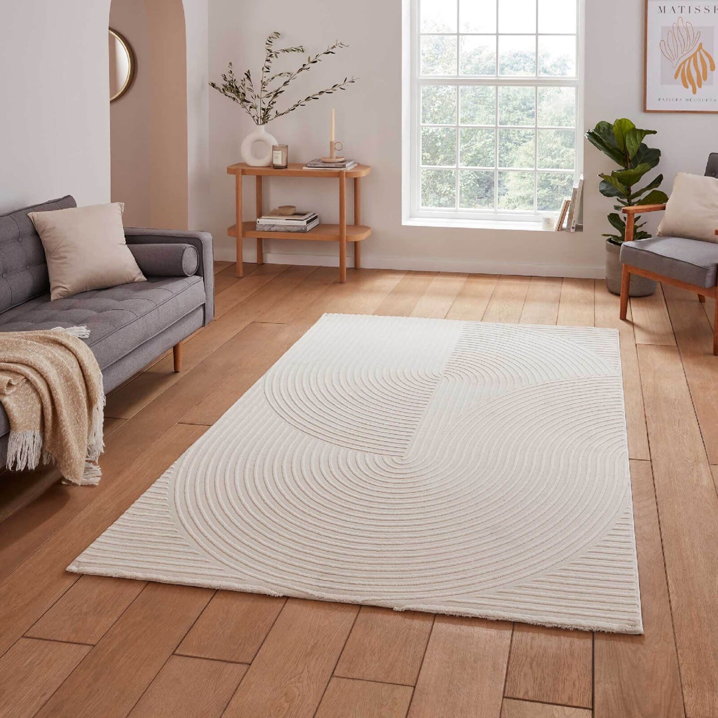 Flores 1924 Cream Modern Rug