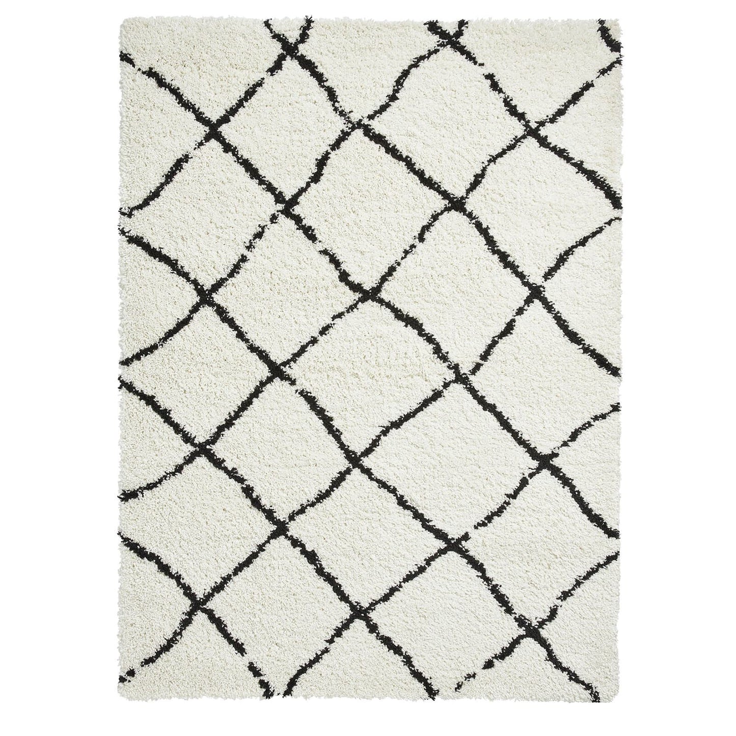 Scandi Berber G257 White/Black Modern Rug