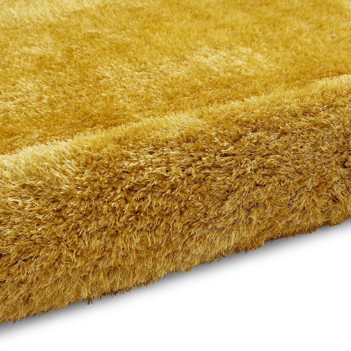 Lux Shaggy Yellow Shaggy Rug