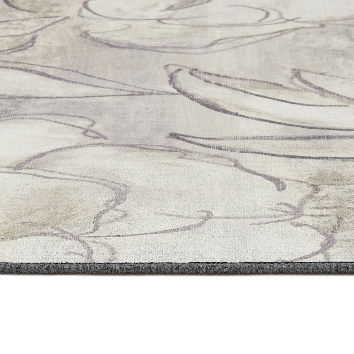 Hug Rug Eco-Washable Art Floral Rug