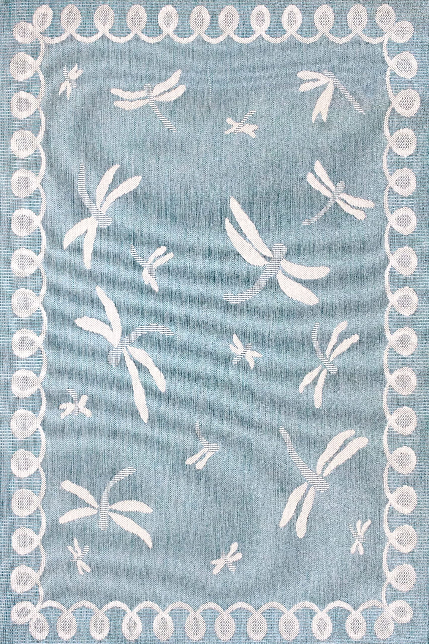 Terrace Dragonfly Teal Rugs