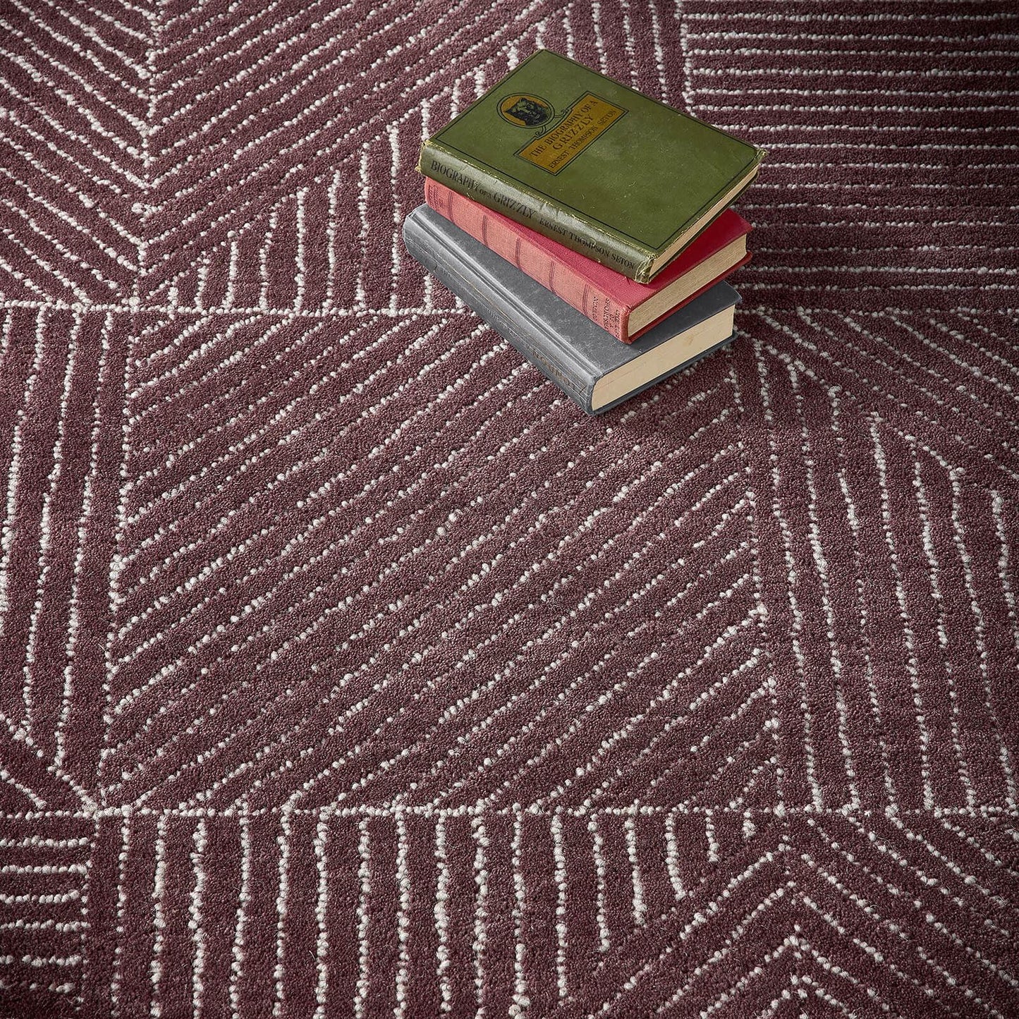 Origins Geometric Berry Rug