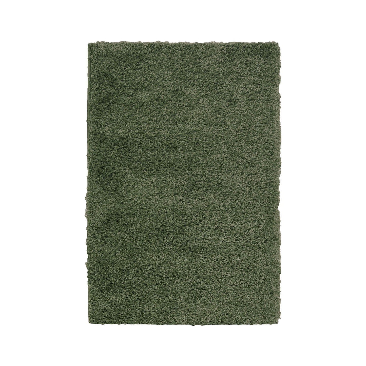 Jazz Shaggy Sage Plain Rug - 060 X 110cm (2ft 0" x 3ft 6")