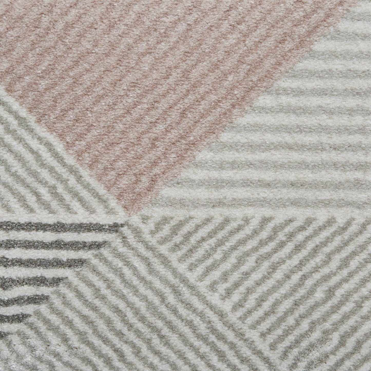 Aurora 53514 Grey/Rose Modern Rug