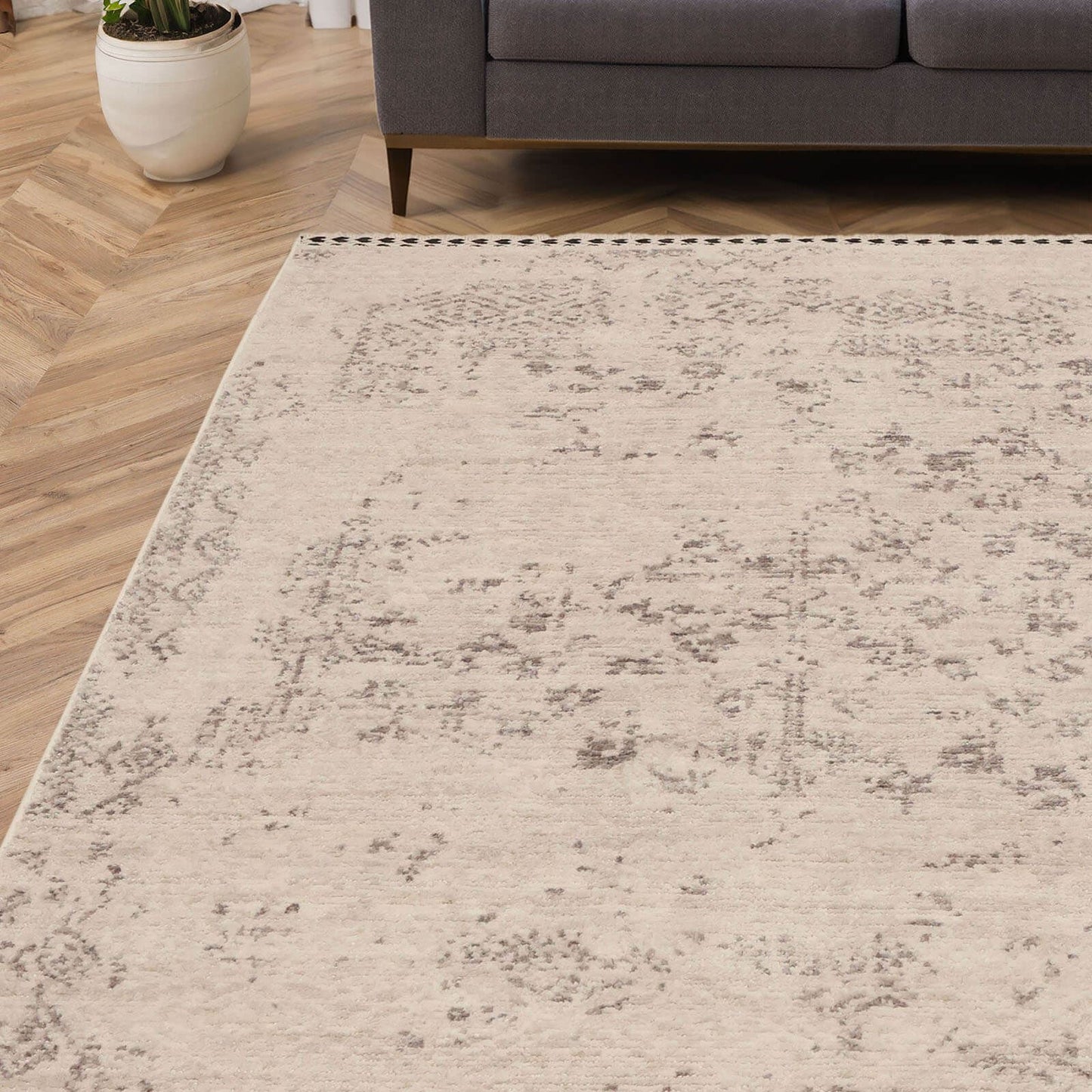 Mateo Grey Vintage Rug