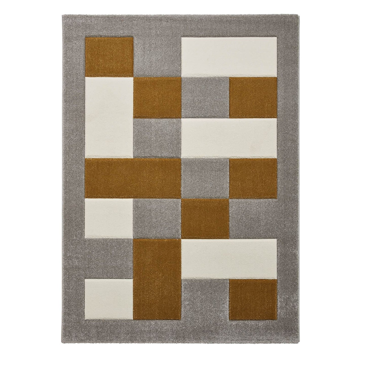 Brooklyn BRK04 (24368) Grey/Yellow (24368) Modern Rug