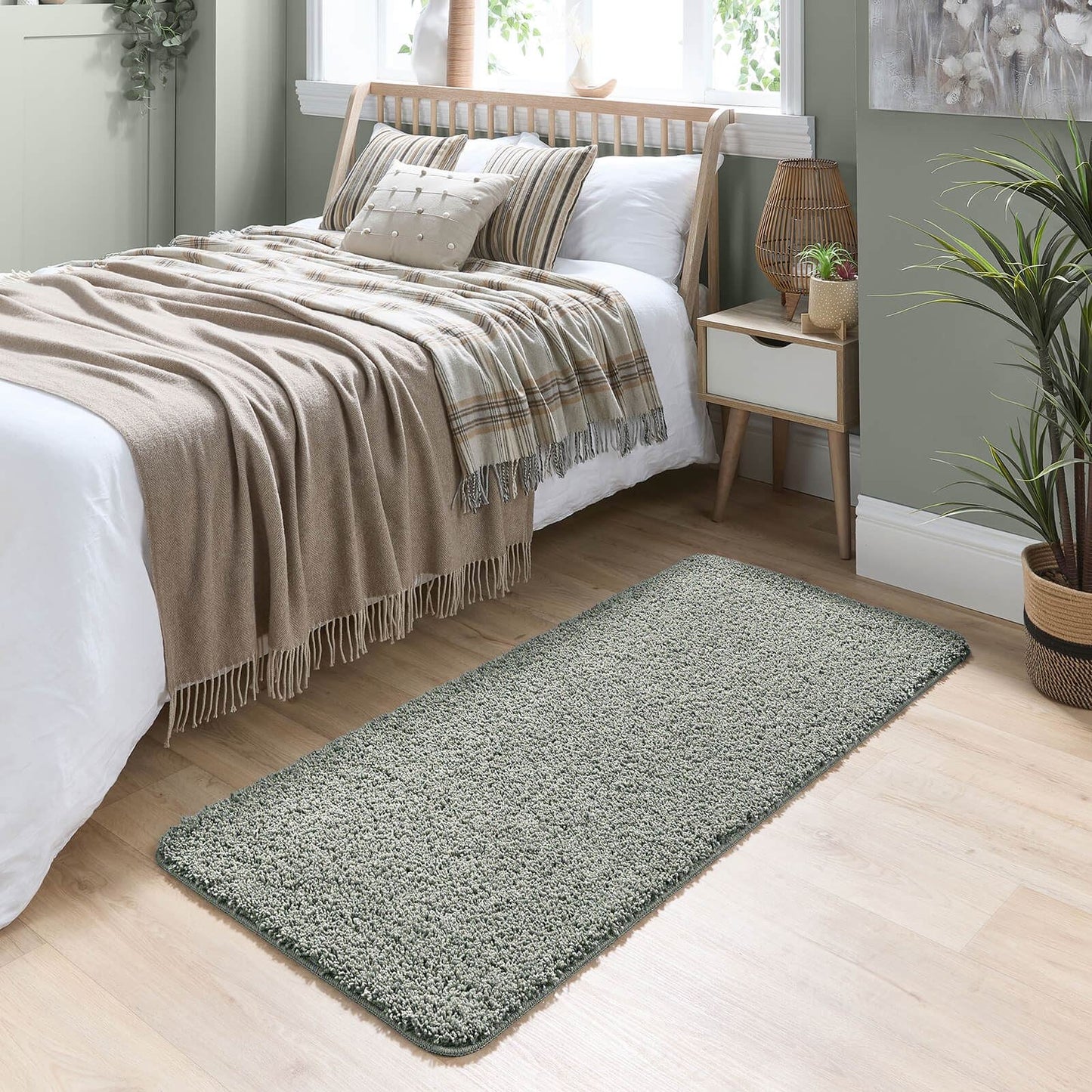 My Rug Fleck Green Mix Runner Rug