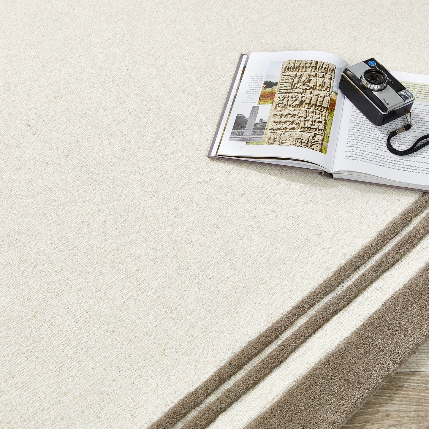 Piper Taupe  Plain Rugs