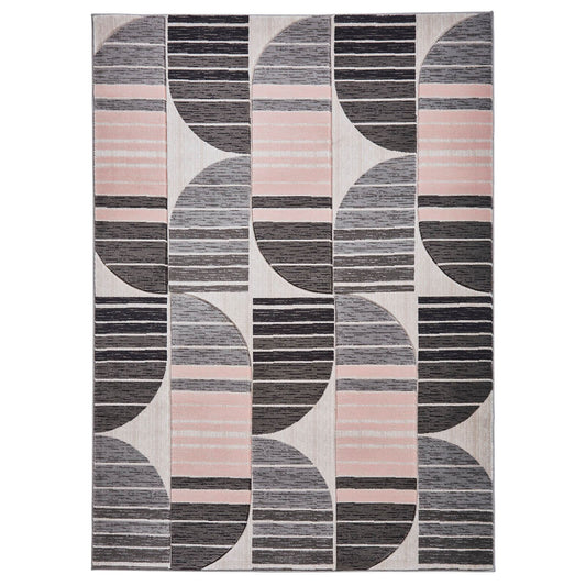 Pembroke HB33 Grey/Rose Modern Rug