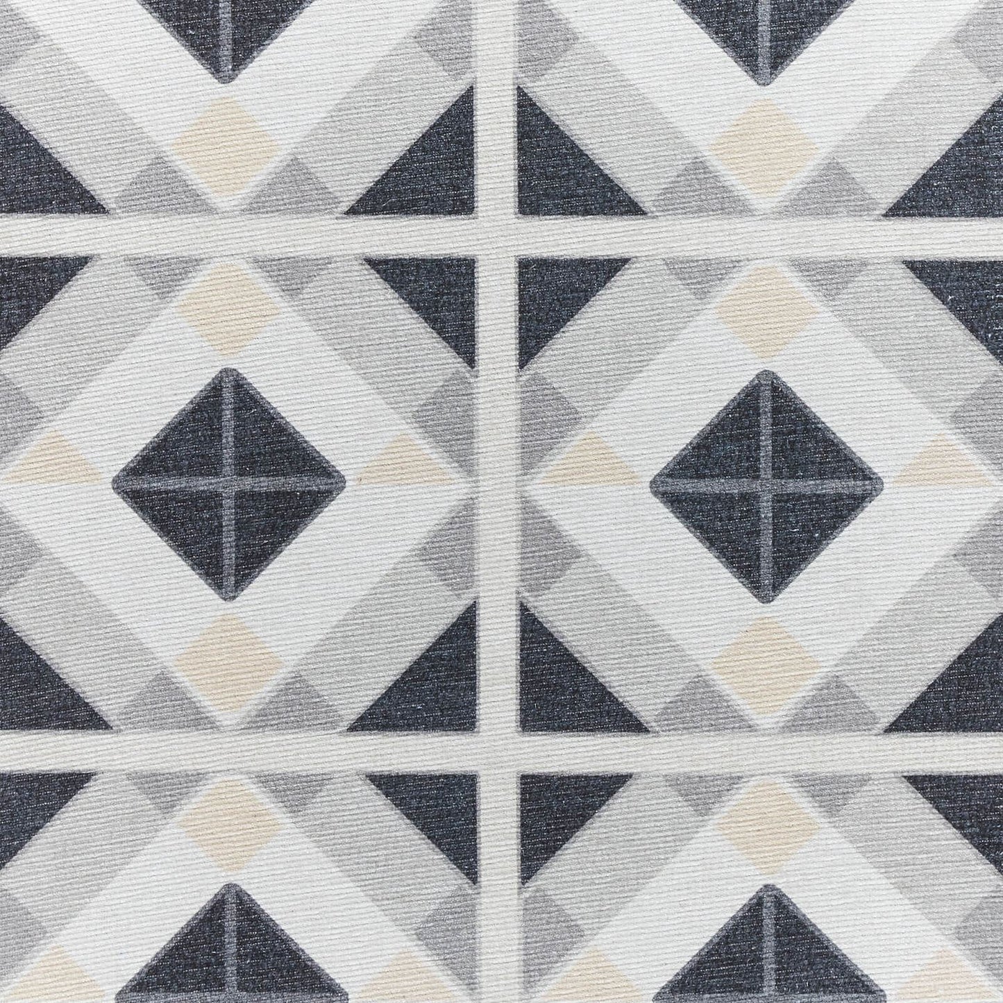 Victoria H1190 Grey/Beige Washable Rug - 75 x 230cm Hall Runner