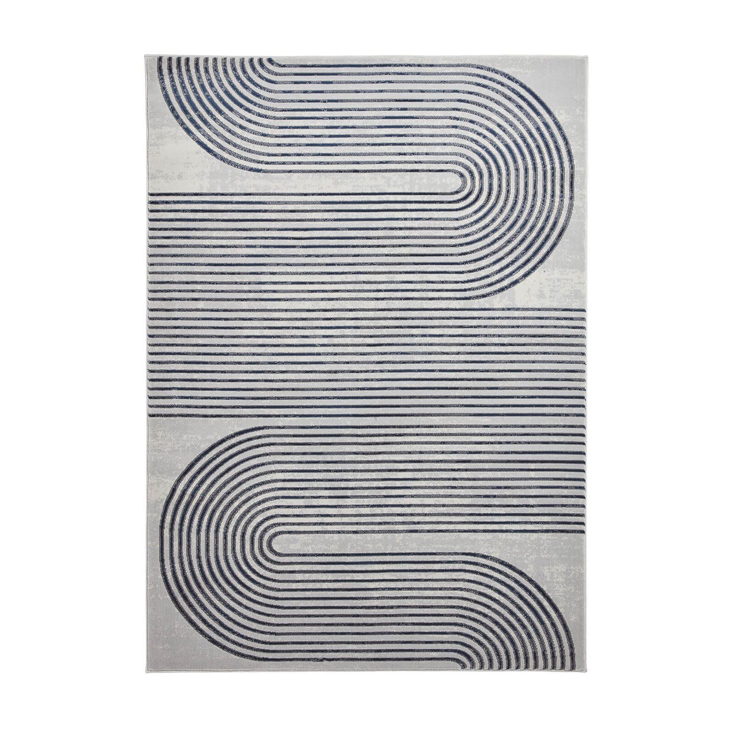 Apollo 2683 Grey/Navy Modern Rug