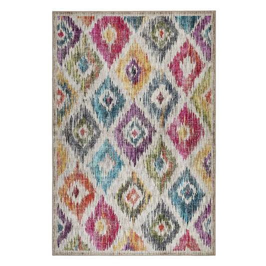 Hug Rug Eco-Washable Painted Ikat Rug