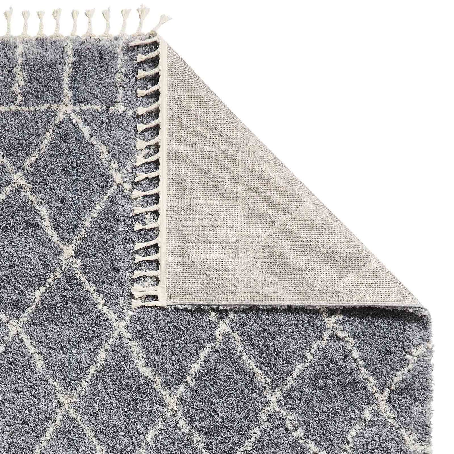 Aspen 1682 Grey/Ivory Shaggy Rug