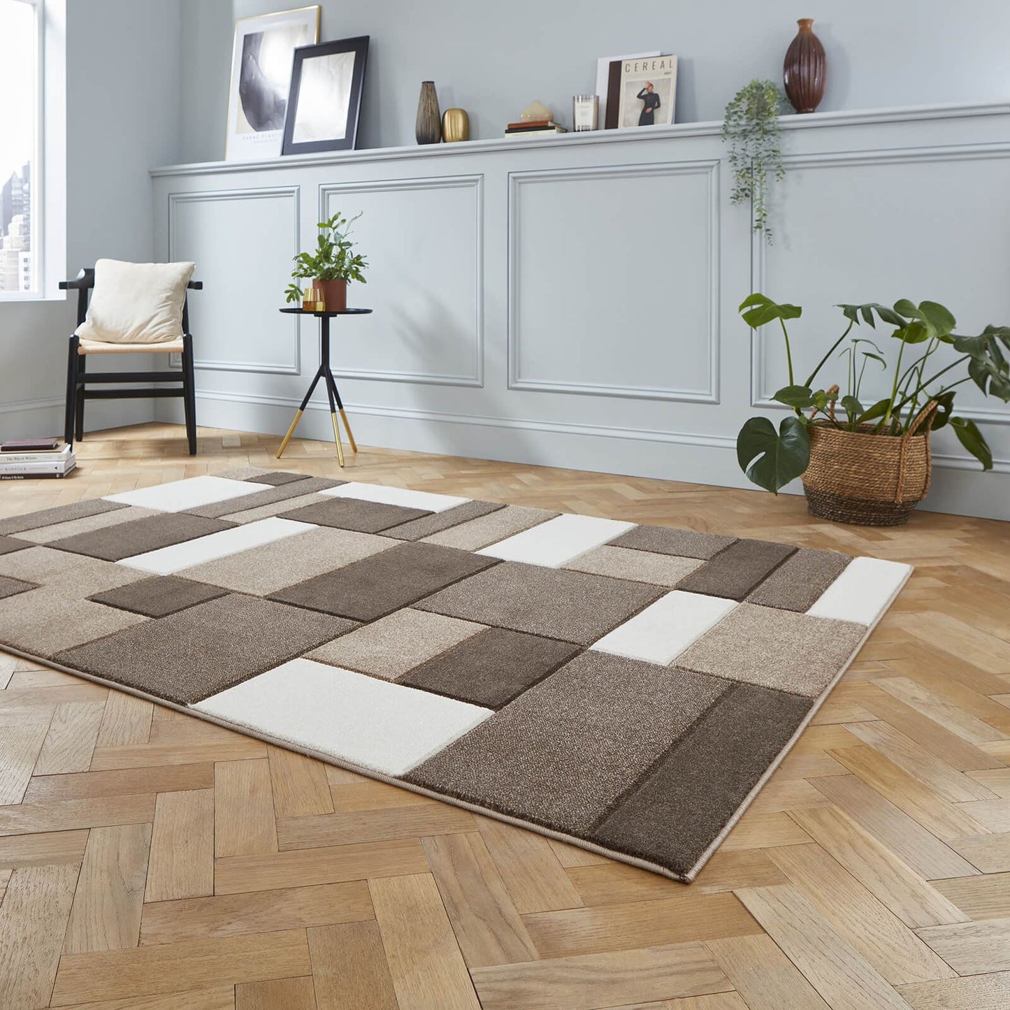 Matrix MT61 Beige/Brown Modern Rug