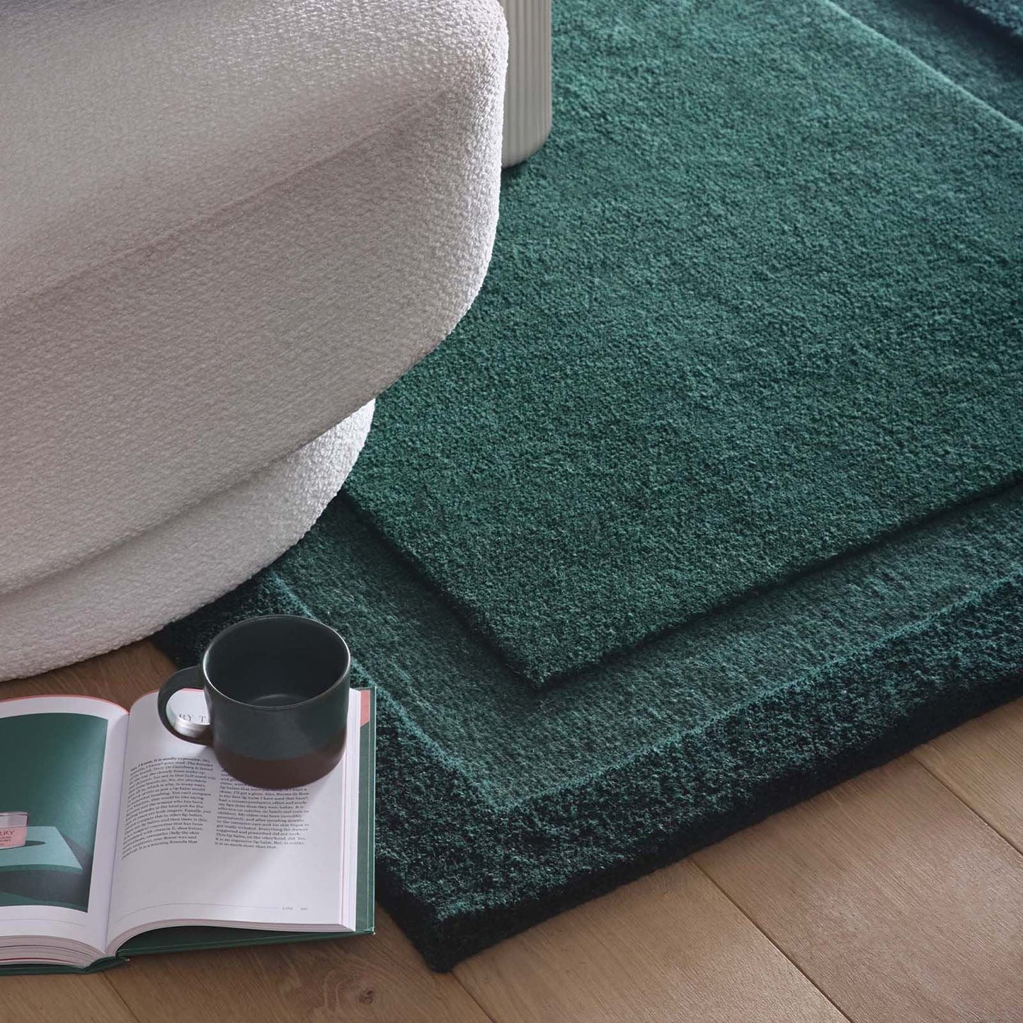 Origins Stacked Border Dark Green