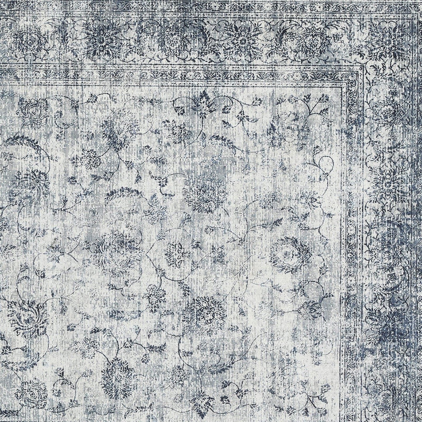 Hug Rug Eco-Washable Vintage Imperial Grey Rug