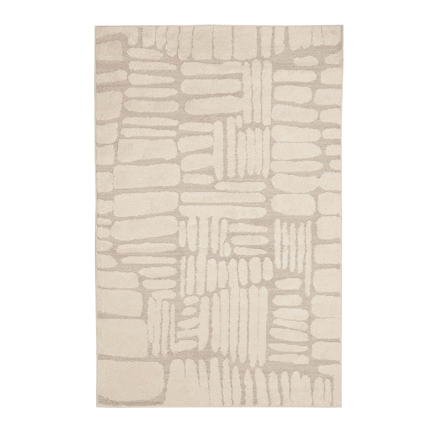 Ava Pave Cream Semi Plain Rug