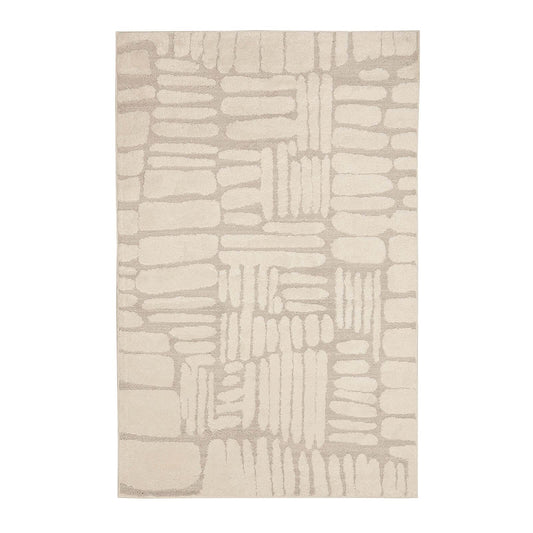 Ava Pave Cream Semi Plain Rug