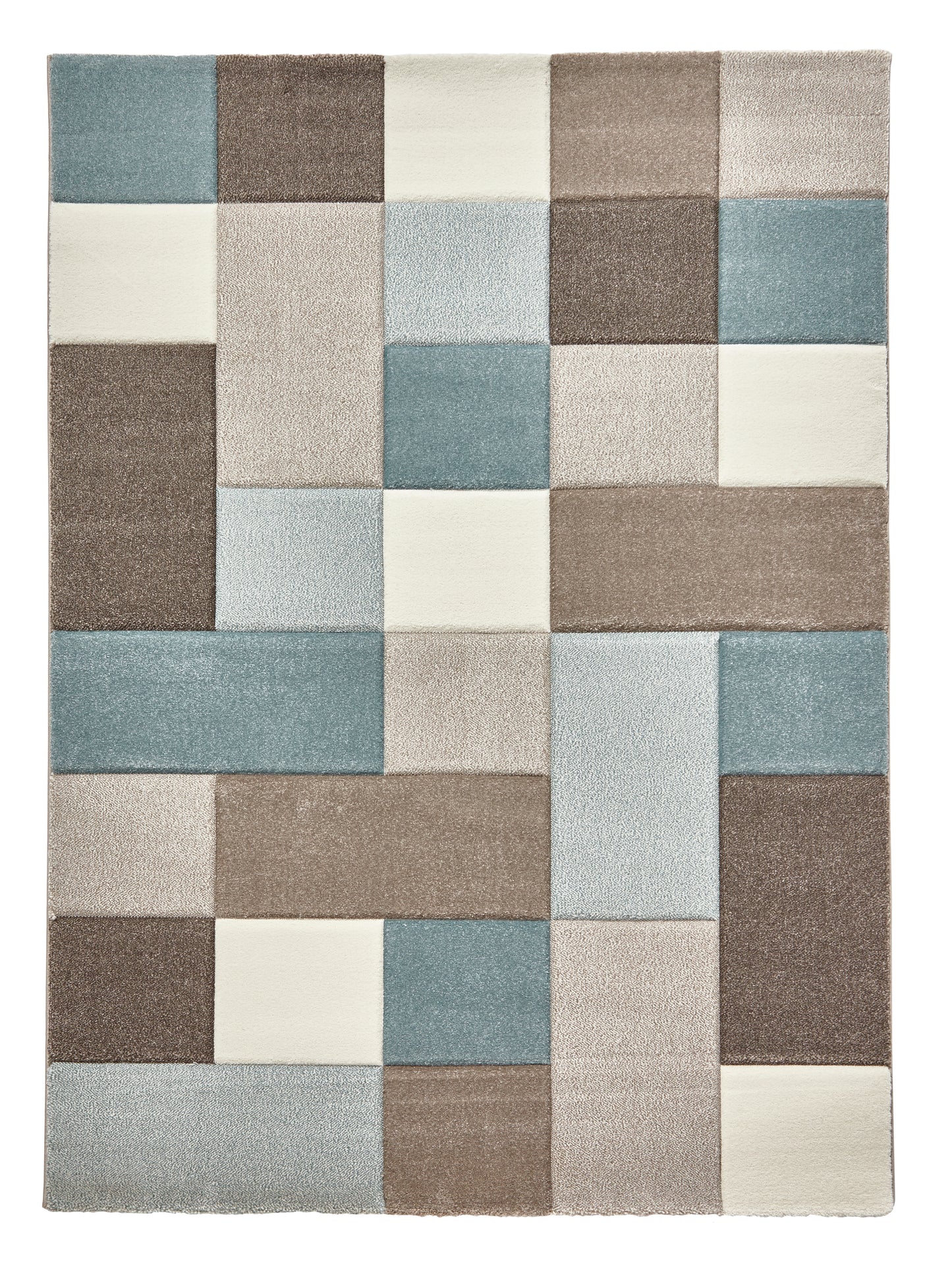 Brooklyn 646 Grey/Blue Modern Rugs
