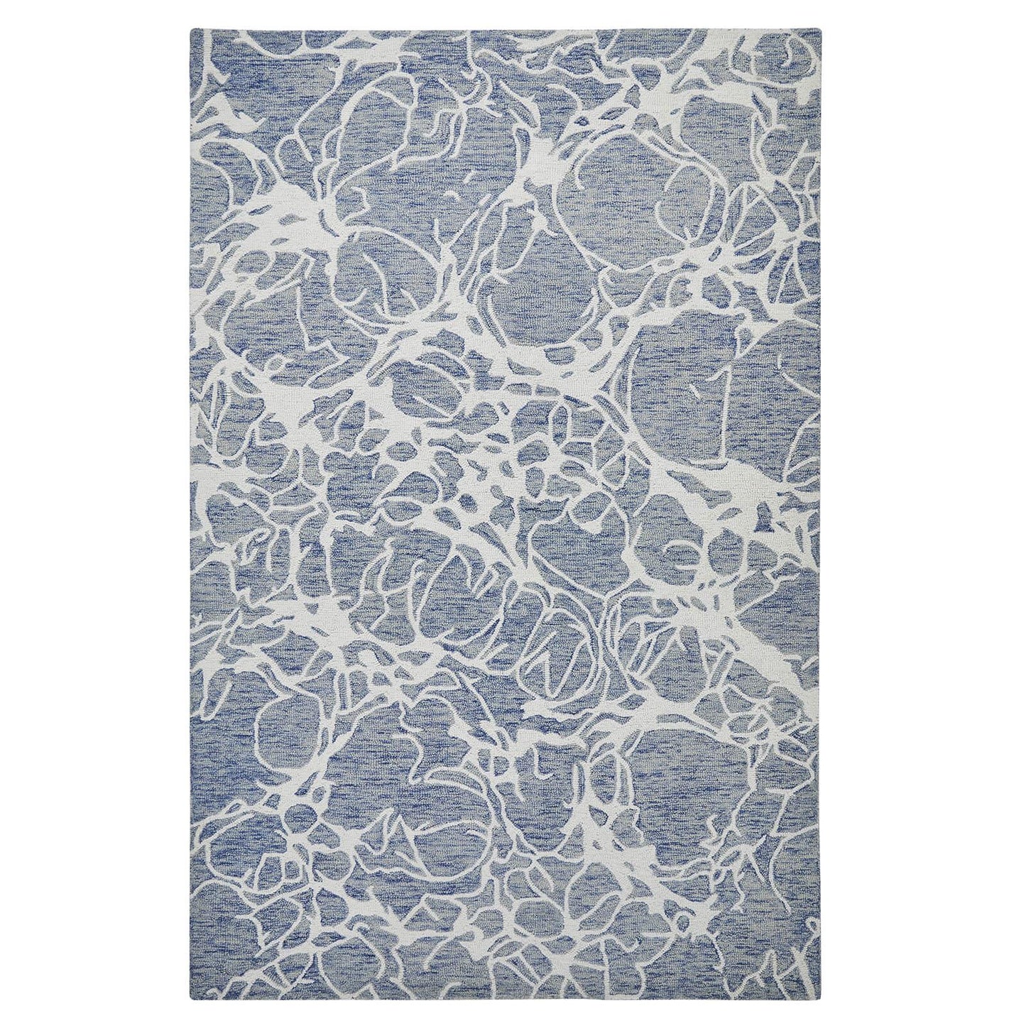 Hampton Sophie Blue/Ivory Damask Rugs