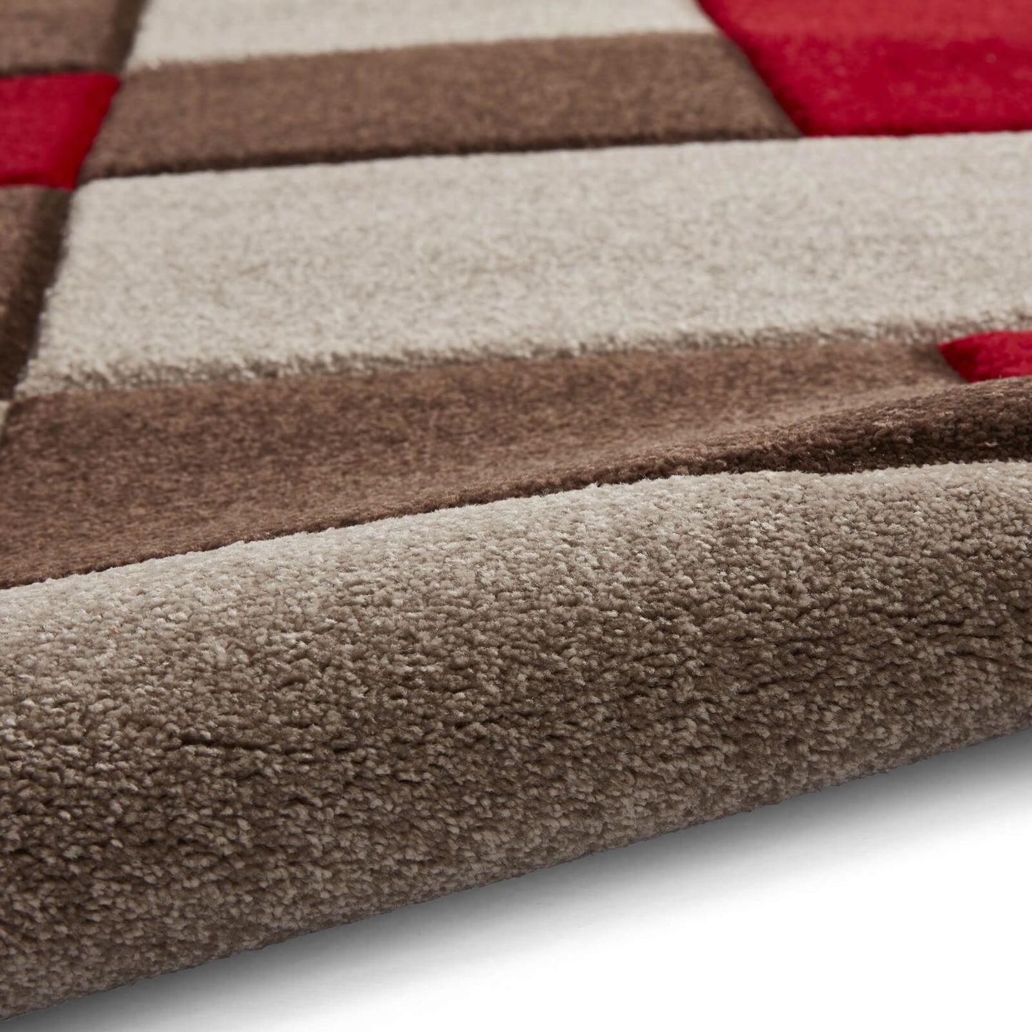 Brooklyn BRK04 (24368) Brown/Red Modern Rug