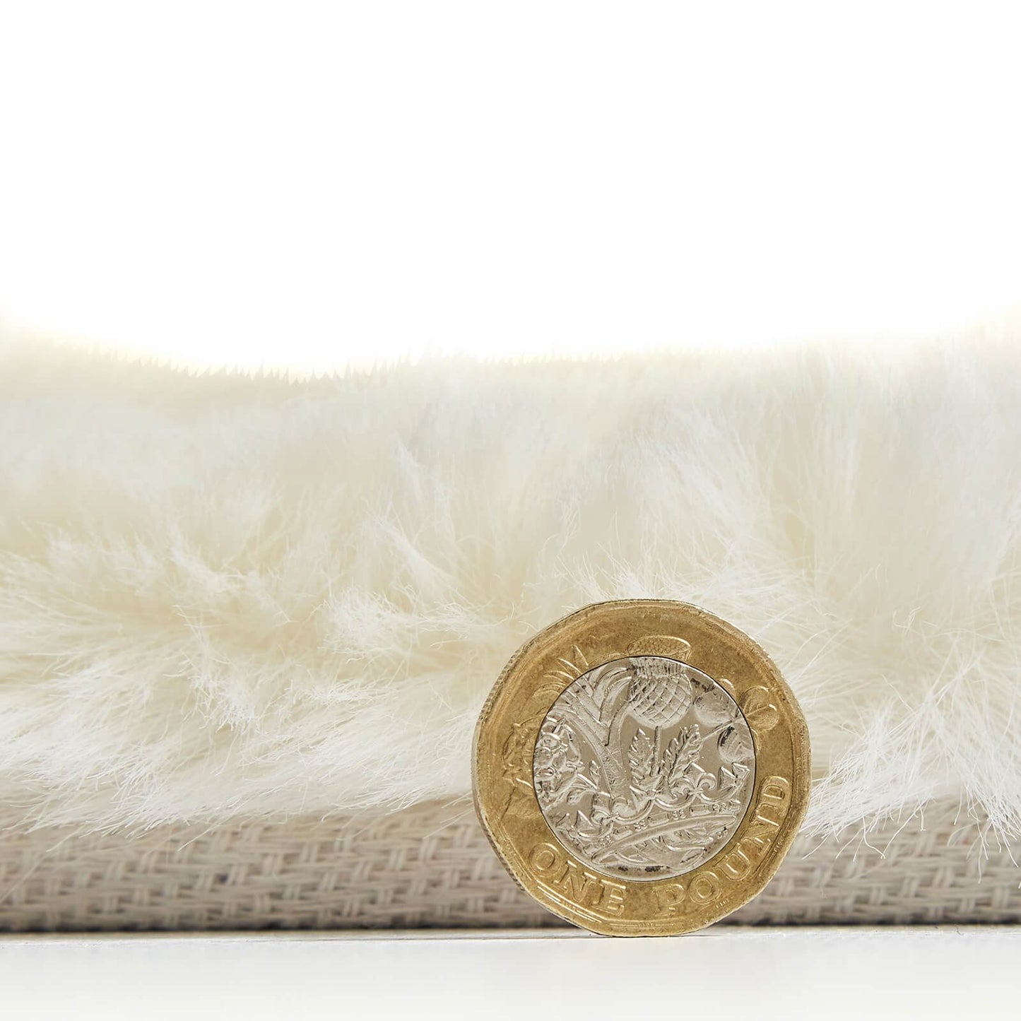 Super Teddy Ivory Shaggy Rug