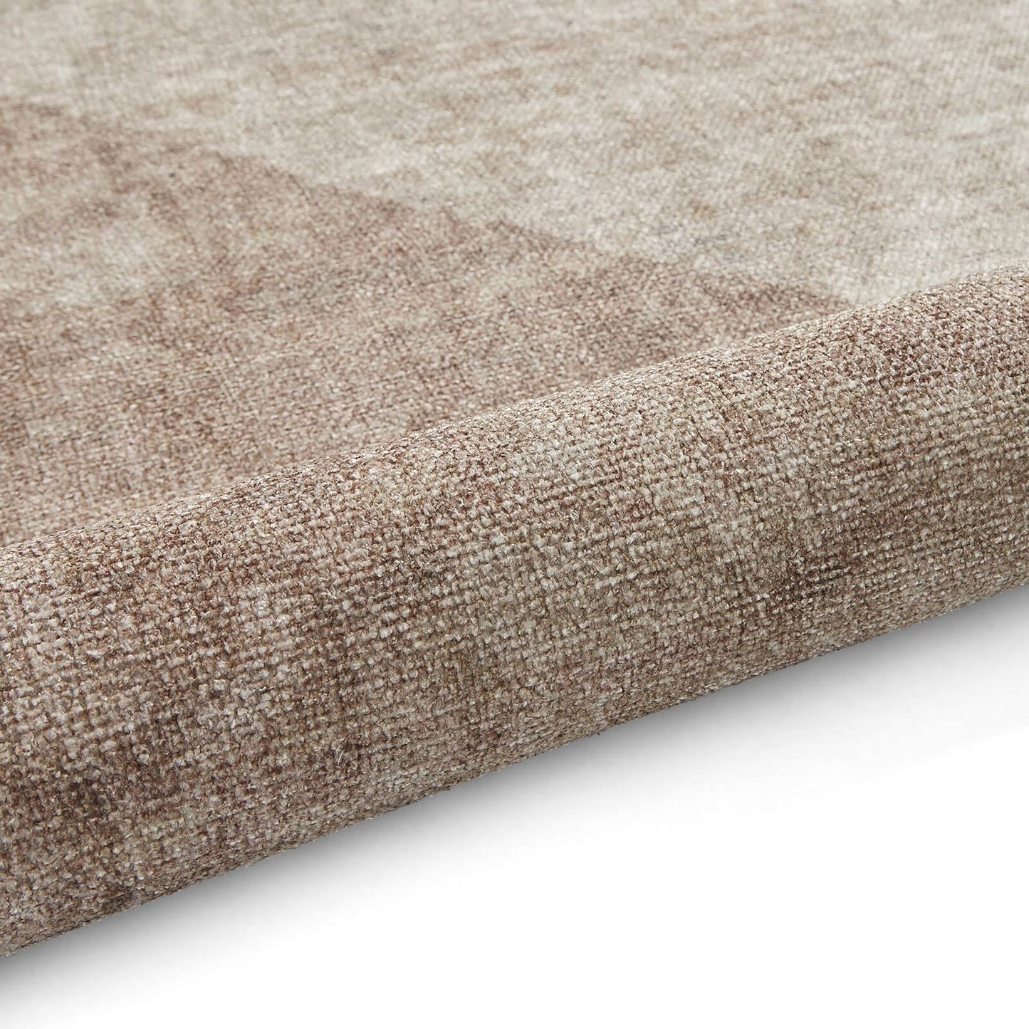 Whisper H1065 Beige/Brown Modern Washable Rug - 150 x 230cm (5ft 0" x 7ft 6")