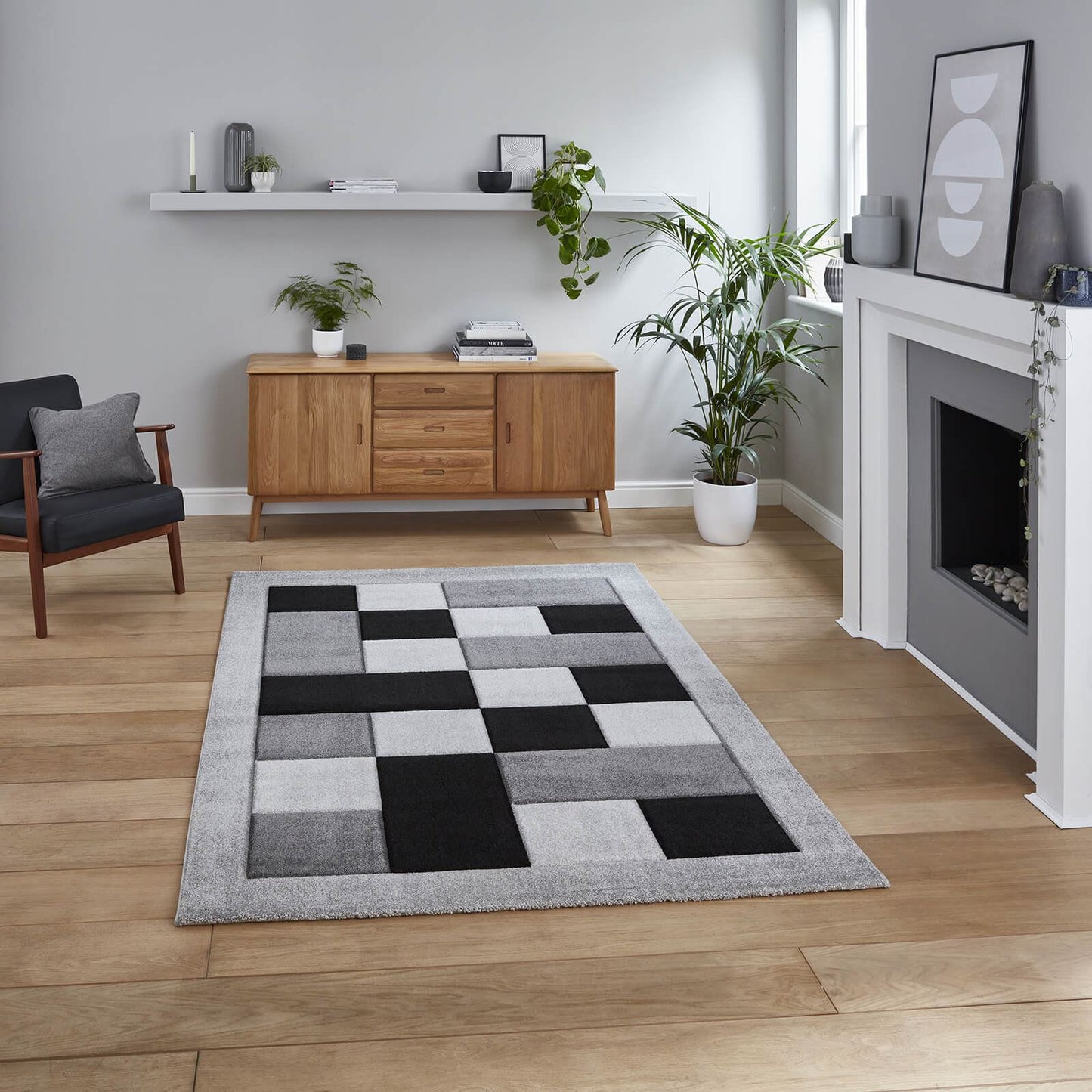 Brooklyn BRK04 (24368) Grey (24368) Modern Rug