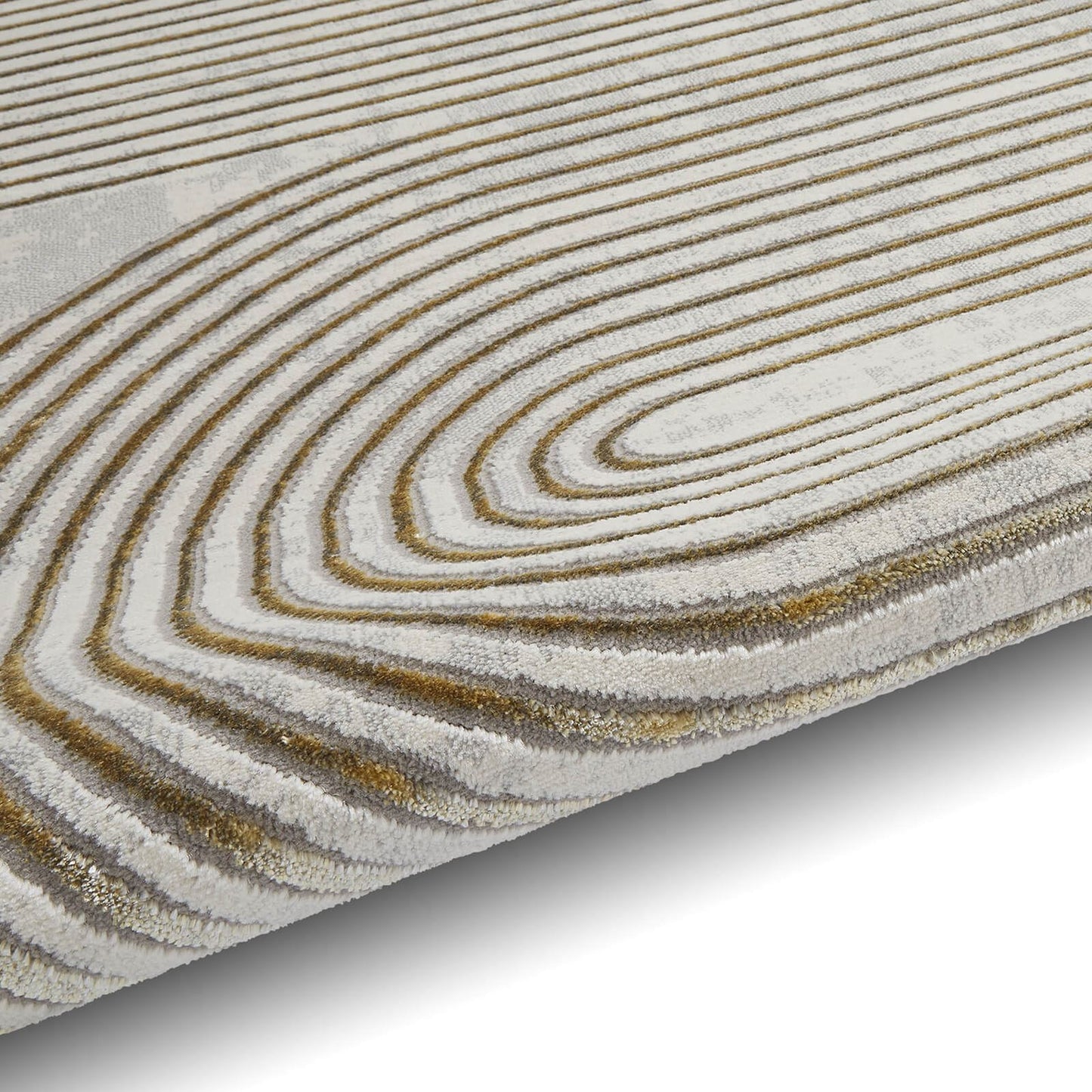 Apollo 2683 Grey/Gold Modern Rug