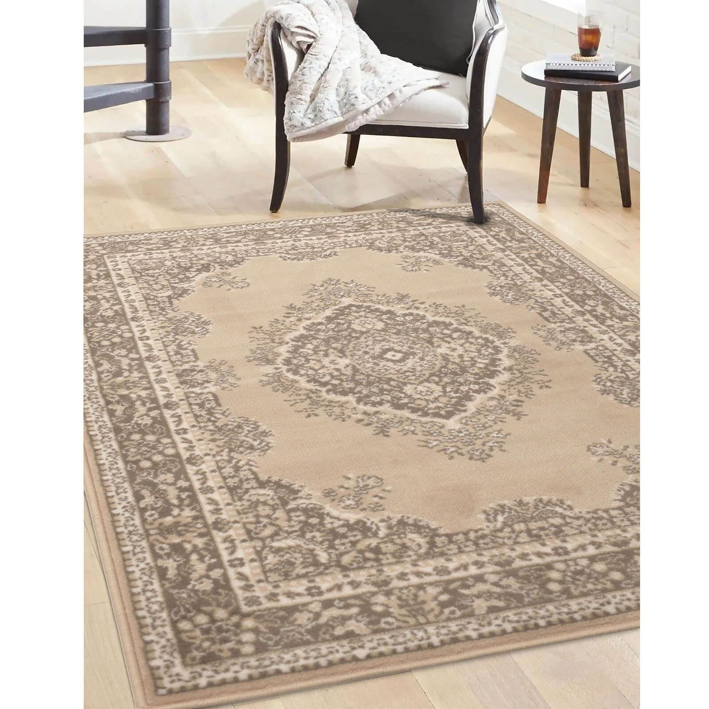 Maestro Natural Traditional Rug - 120 X 170cm (4ft 0" x 5ft 6")